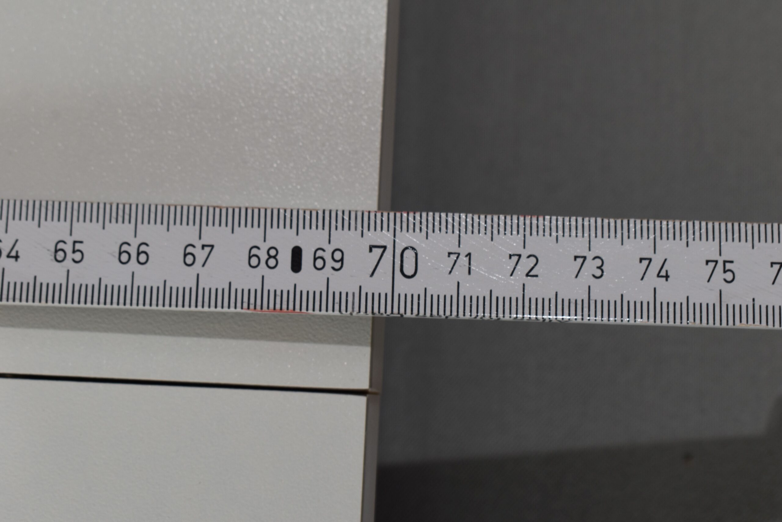 Tischplatte ausziehbar weiß/hell braun; 40x700x660mm – Bild 5