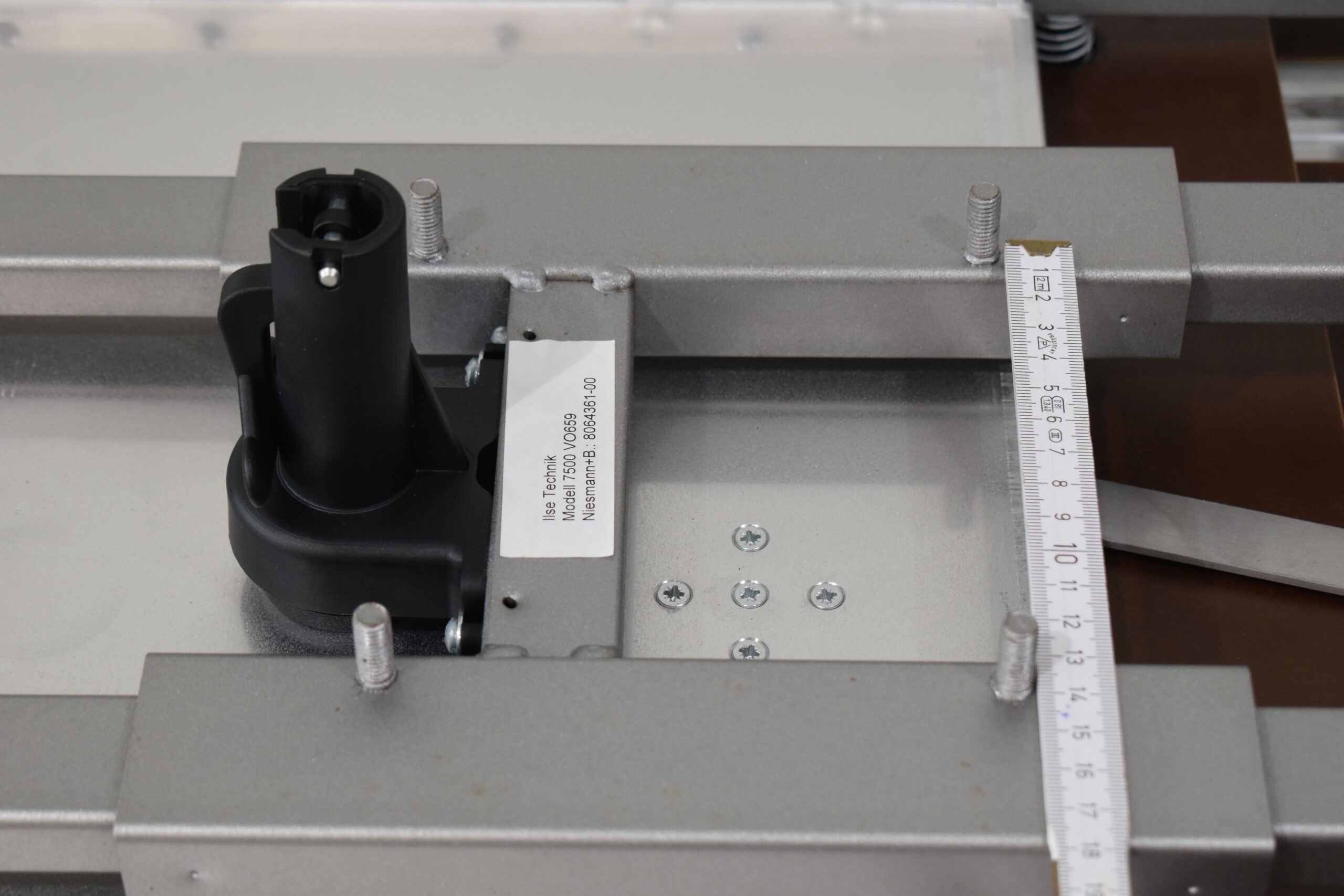 Tischplatte ausziehbar weiß/hell braun; 40x700x660mm – Bild 19