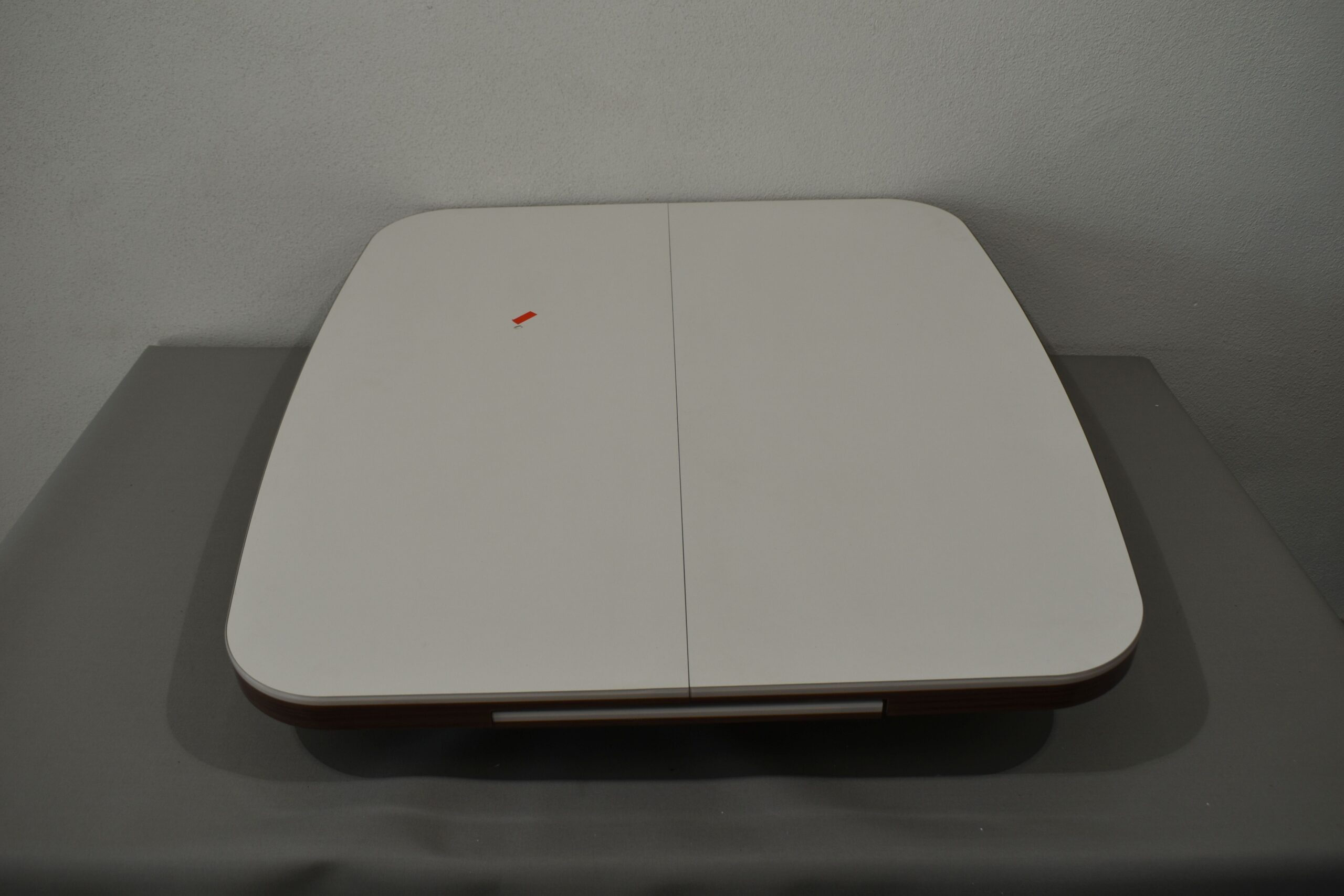 Tischplatte 40x870x800mm; weiß/dunkel braun – Bild 2