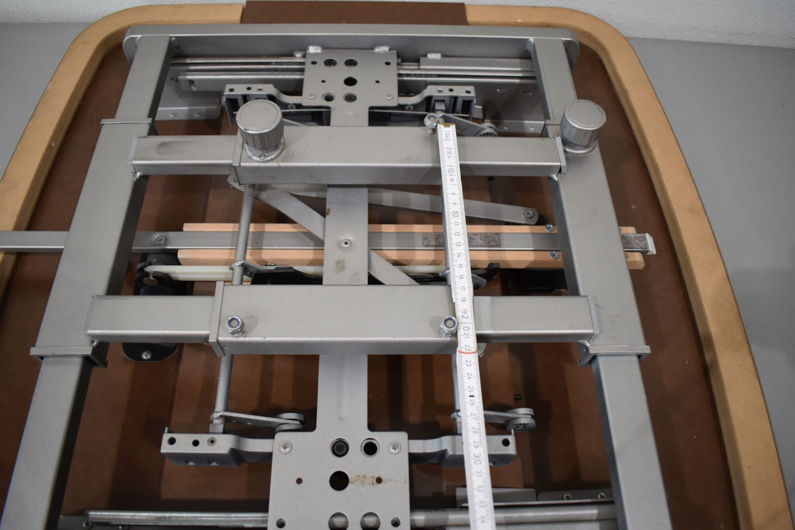 Tischplatte 40x870x800mm; weiß/dunkel braun – Bild 17