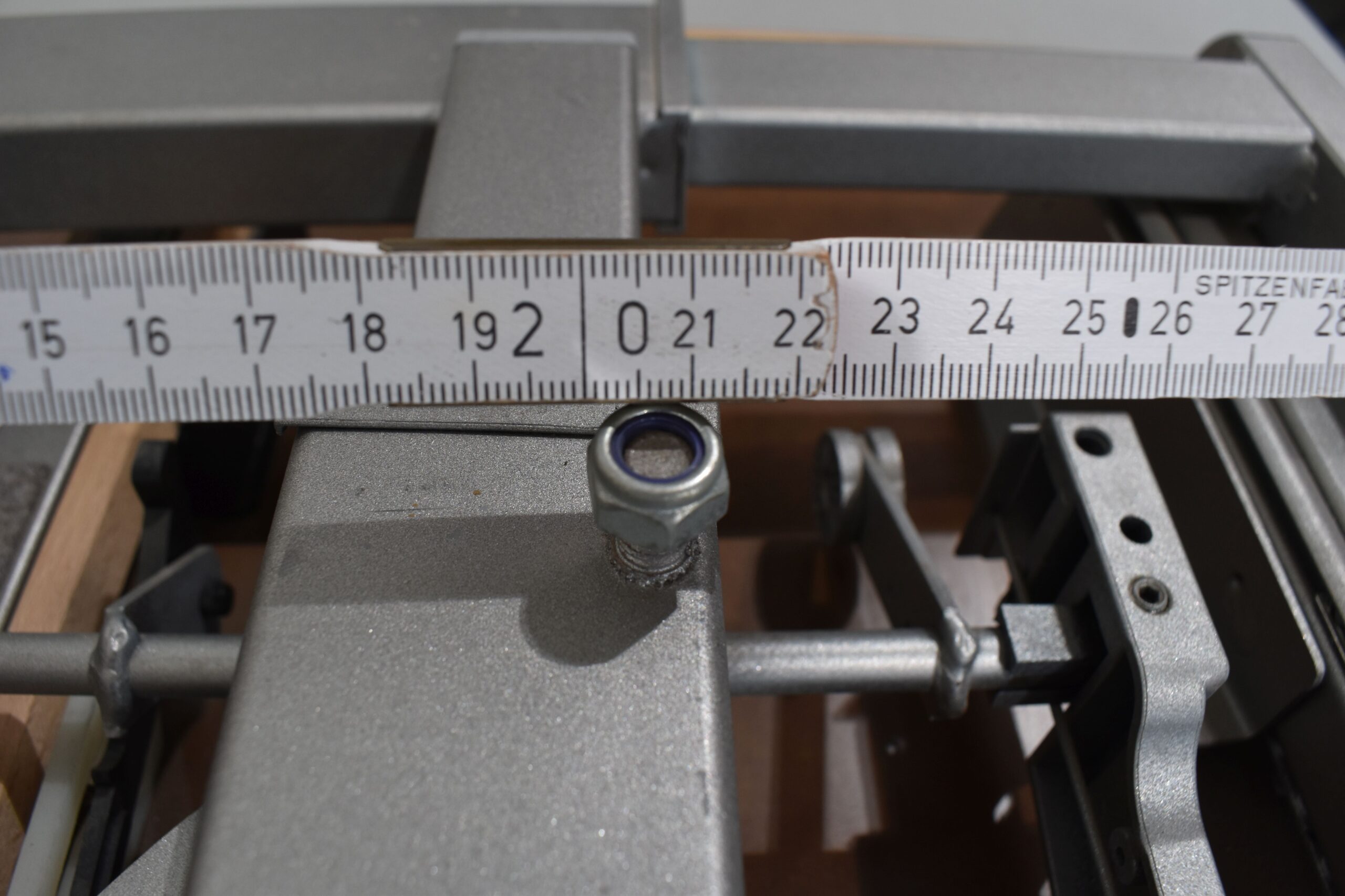 Tischplatte 40x870x800mm; weiß/dunkel braun – Bild 18