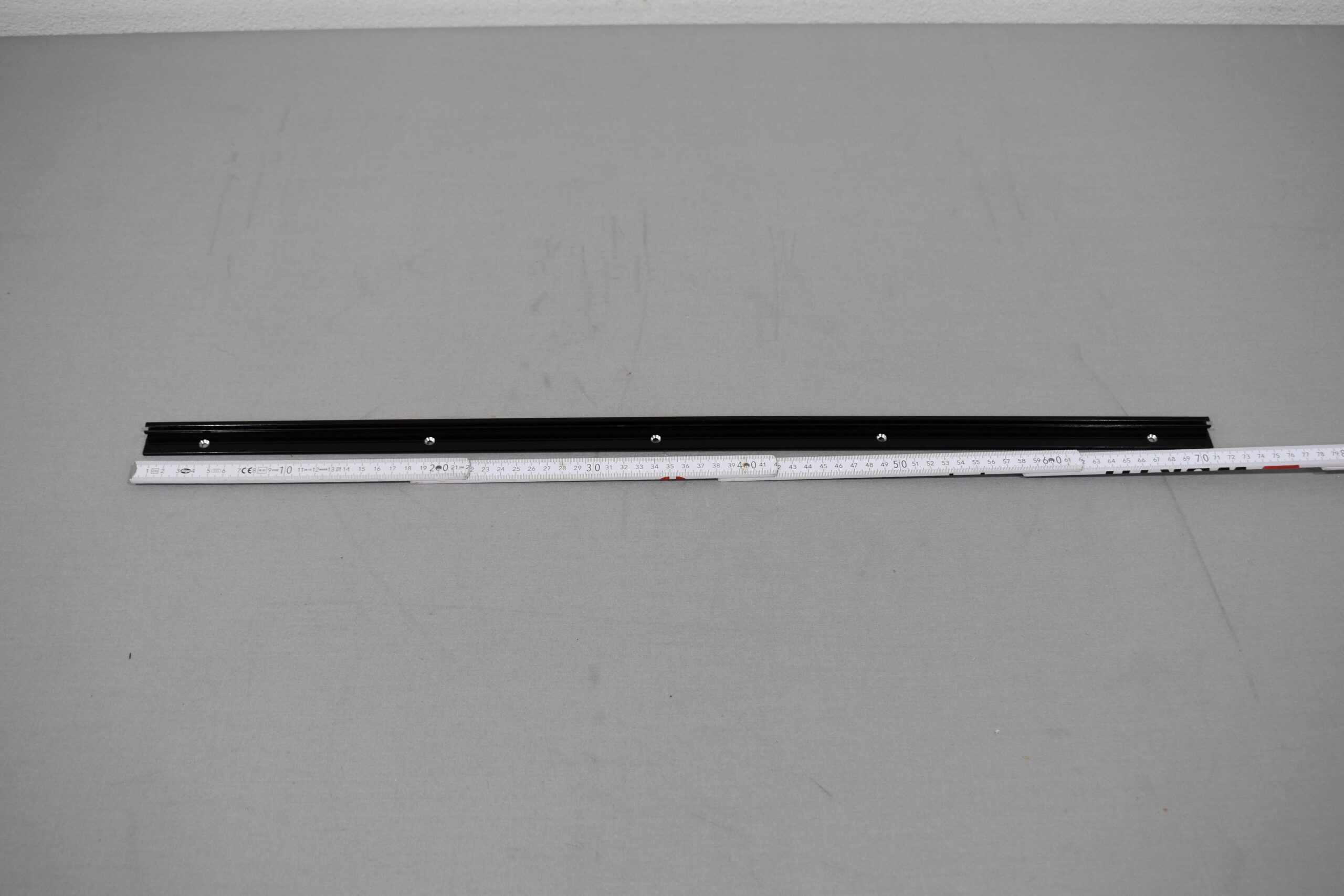 Reimo Scharnierleiste / Aluschiene schwarz; 715mm – Bild 7