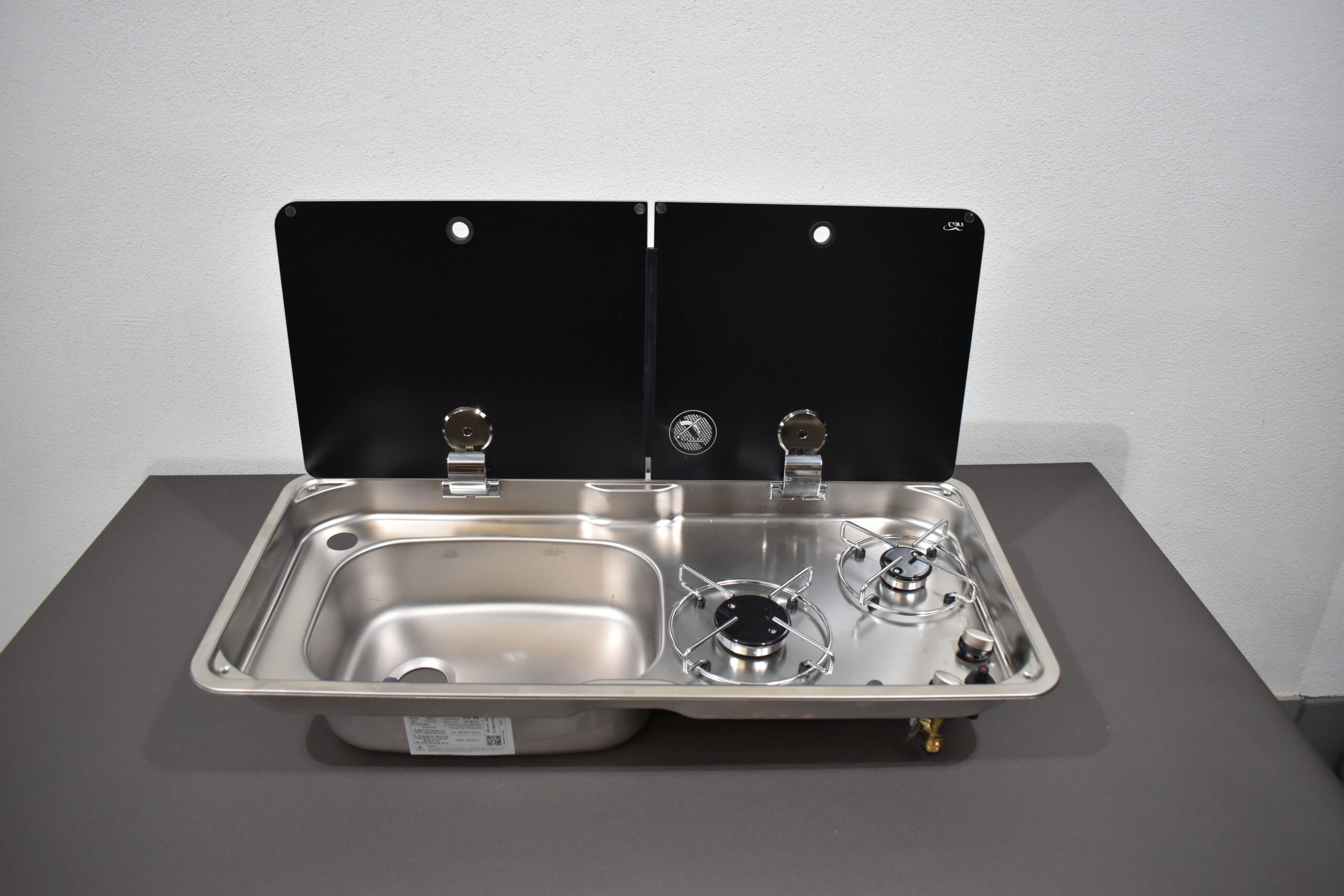 Can Gaskocher 2-flammig mit Spüle FL 1766-P 1766-P – Bild 3