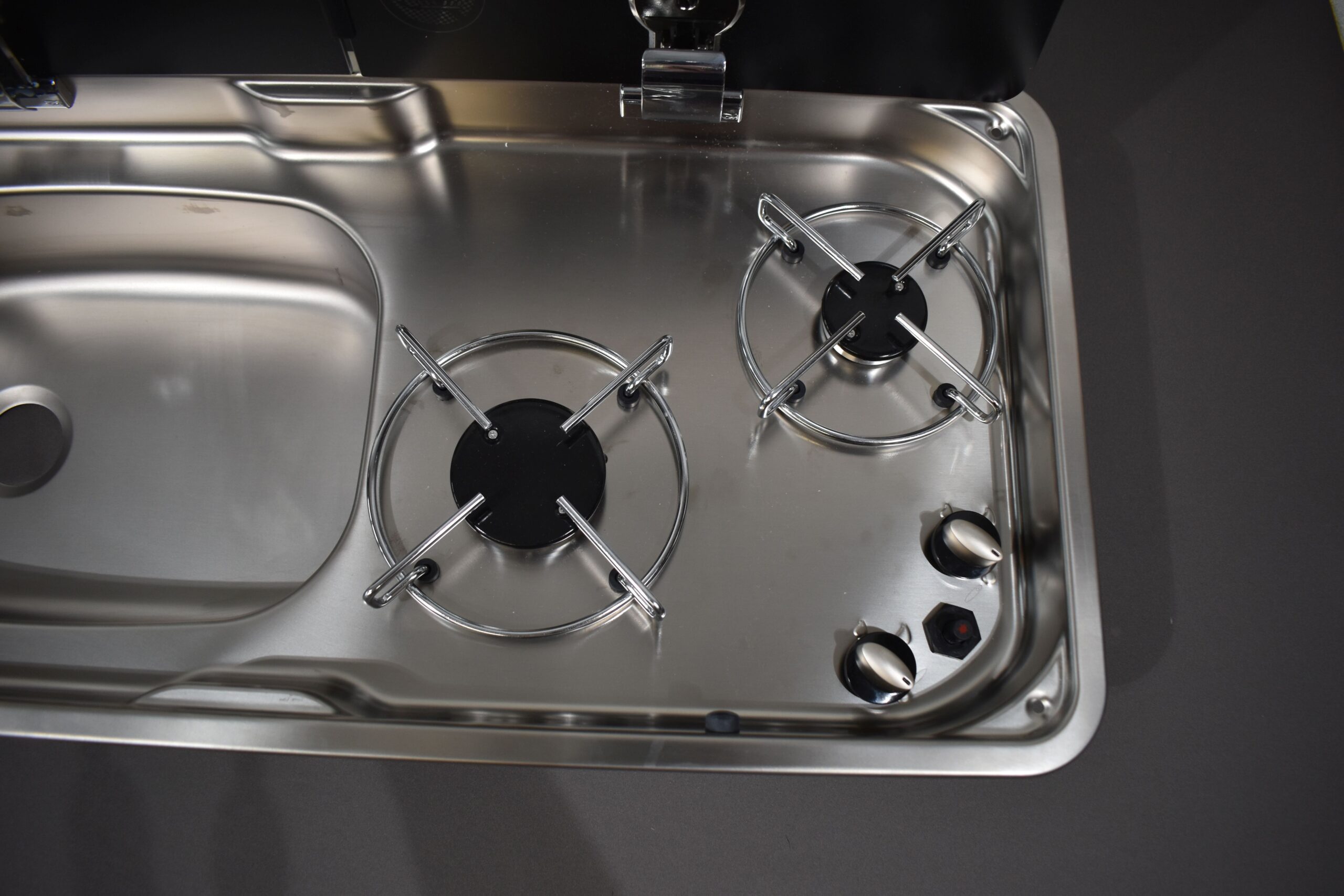 Can Gaskocher 2-flammig mit Spüle FL 1766-P 1766-P – Bild 6