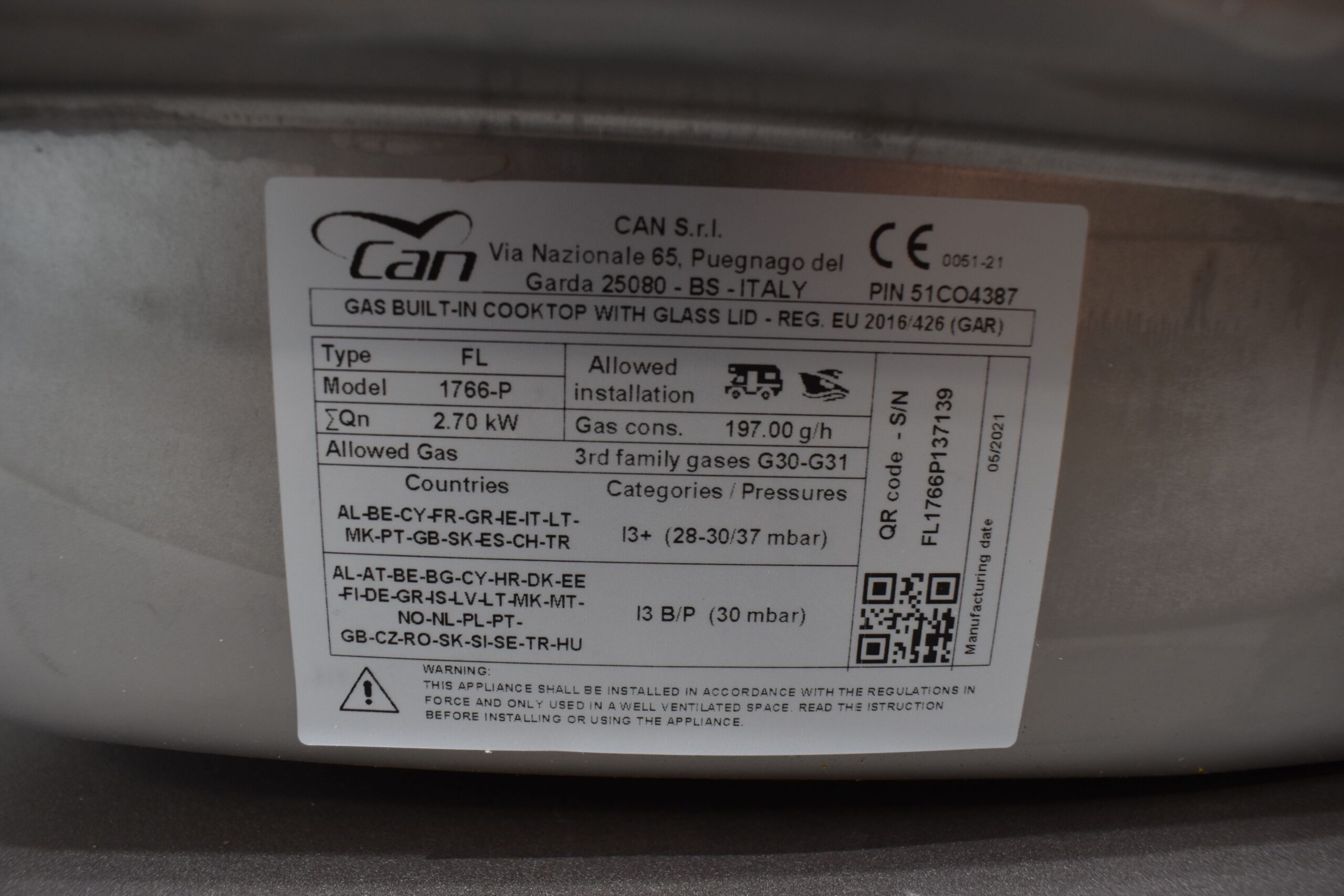 Can Gaskocher 2-flammig mit Spüle FL 1766-P 1766-P – Bild 8