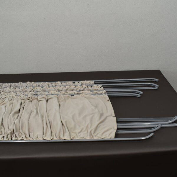 Alternative view of Reimo VW T5 Blickdichter Vorhang; creme/schwarz