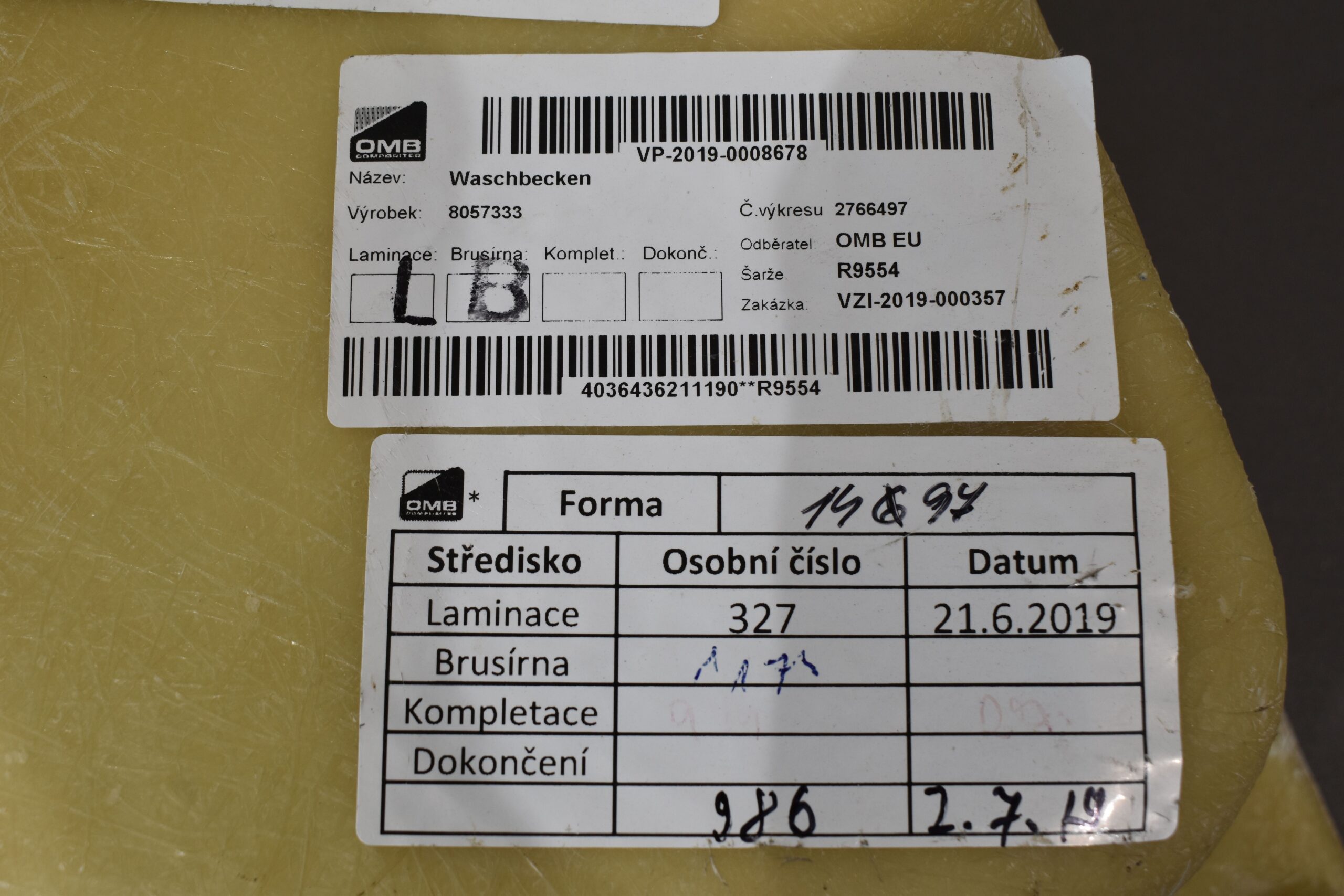 Niesmann und Bischoff Hymer Waschbecken weiß 635x305mm – Bild 13