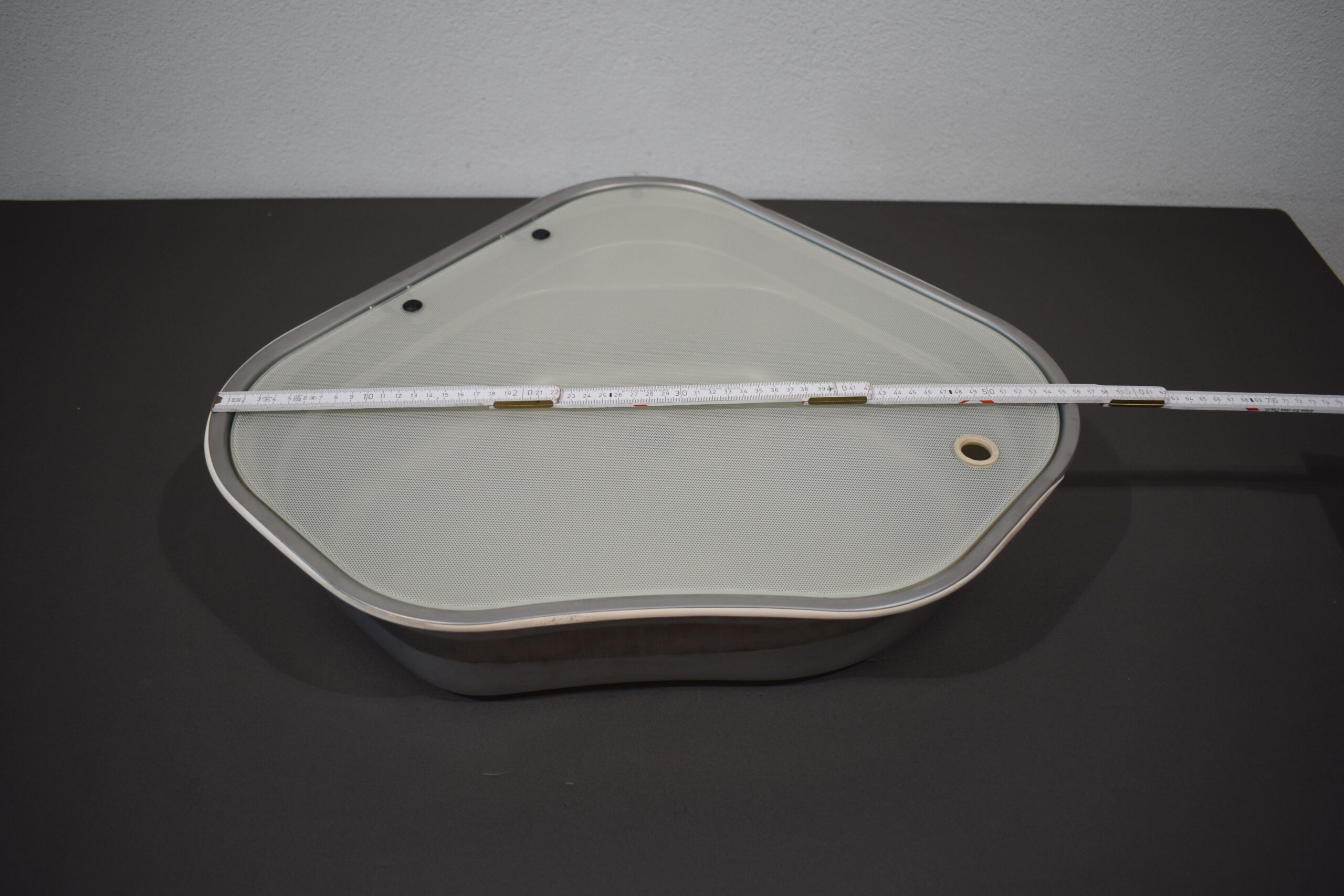 Edelstahl Eck-Spülbecken 560x455mm – Bild 10