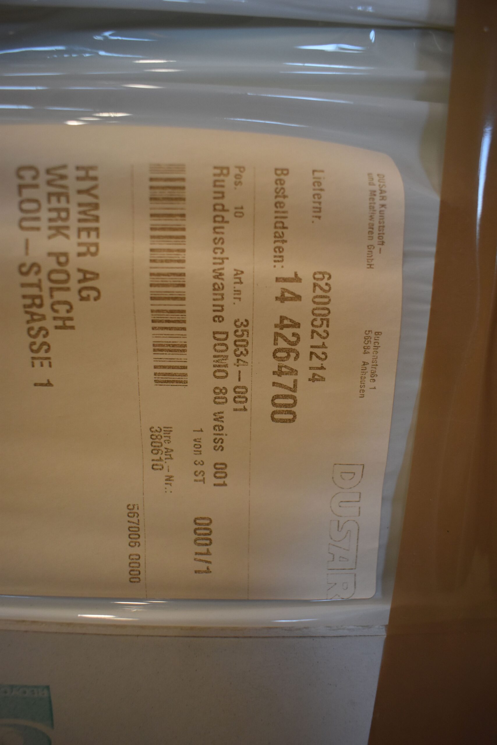 Niesmann und Bischoff Hymer Rundduschwanne DOMO80 weiß – Bild 12