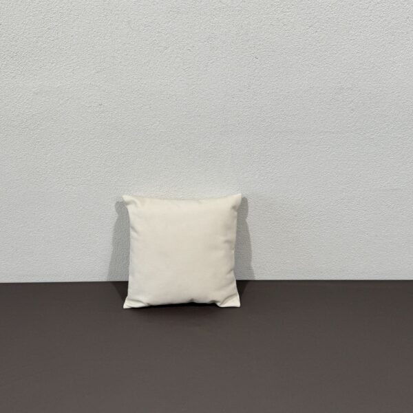 Niesmann und Bischoff Lederkissen weiß 30x30cm