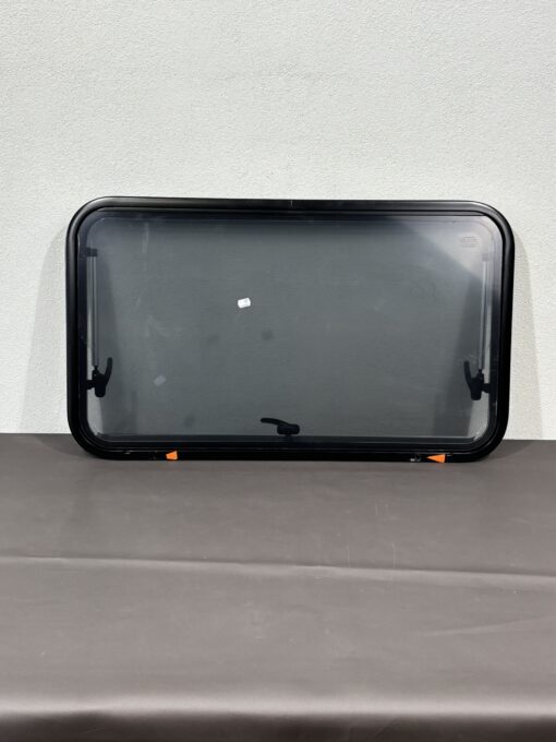 Mekuwa Ausstellfenster Echtglas 1000x600mm; schwarz – Bild 7