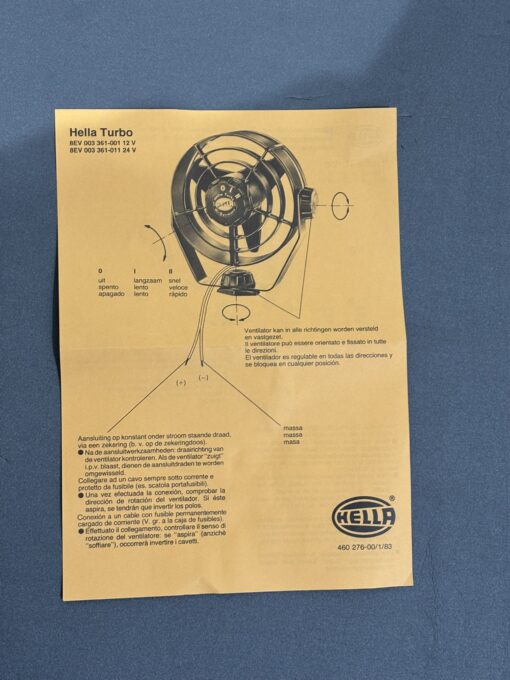HELLA Ventilator 24V 8 - CV 003361-011 – Bild 3